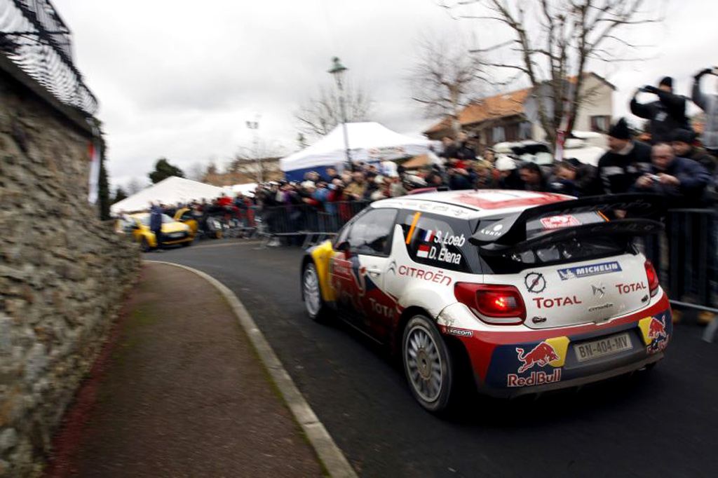 Når konkurrenterne ser Sebastian Loeb, er det ofte fra denne vinkel.
(Foto: Citroën Sport)